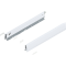 Laterală de sertar MERIVOBOX, Înălţime N (68.5 mm), NL=500 mm, dreapta+stânga, alb-mătase mat