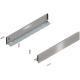 Laterală LEGRABOX, Înălţime M (90.5 mm), NL=550 mm, dreapta+stânga, pentru LEGRABOX pure, inox periat-lăcuit