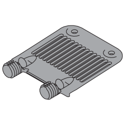 TANDEMBOX/LEGRABOX/MERIVOBOX Stabilizare front/fund, EXPANDO, R7037 gri închis