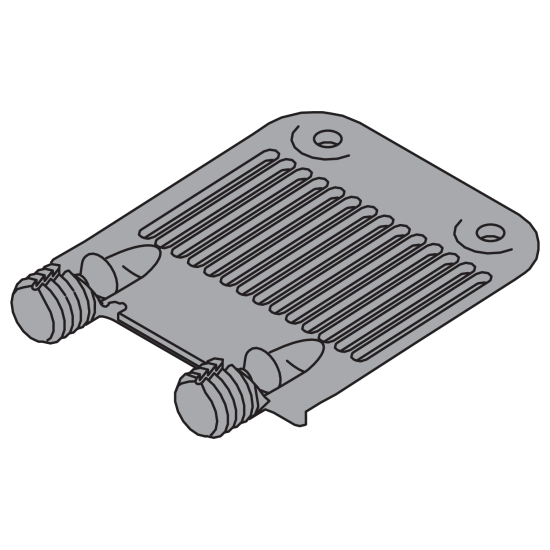 TANDEMBOX/LEGRABOX/MERIVOBOX Stabilizare front/fund, EXPANDO, R7037 gri închis