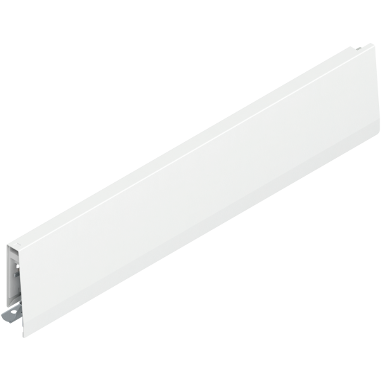 Laterală de sertar MERIVOBOX, Înălţime M (91 mm), NL=450 mm, dreapta, alb-mătase mat