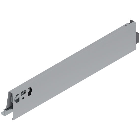 Laterală TANDEMBOX, Înălţime M (83 mm), NL=450 mm, dreapta, pentru TANDEMBOX intivo/antaro, pentru , R9006 gri aluminiu