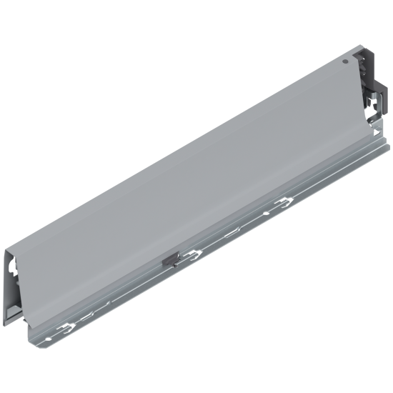 Laterală TANDEMBOX, Înălţime M (83 mm), NL=450 mm, stânga, pentru TANDEMBOX intivo/antaro, pentru , R9006 gri aluminiu