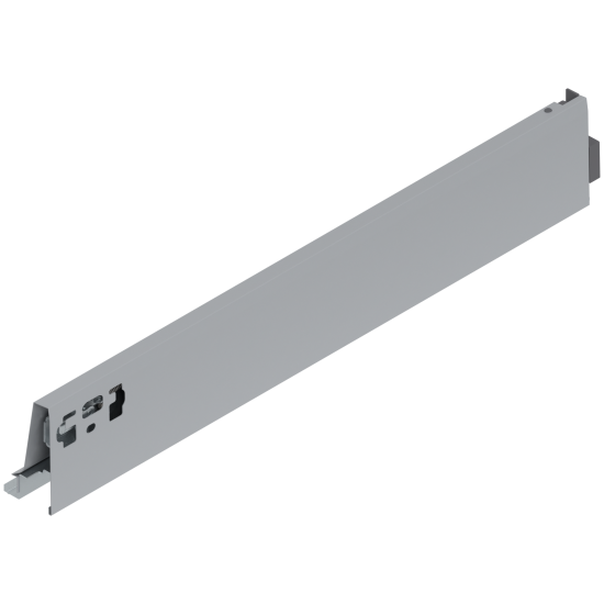 Laterală TANDEMBOX, Înălţime M (83 mm), NL=500 mm, dreapta, pentru TANDEMBOX intivo/antaro , R9006 gri aluminiu