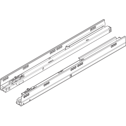 Şină corp TANDEMBOX BLUMOTION, 65 kg, NL=550 mm, dreapta+stânga, zincat