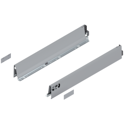 Laterală TANDEMBOX, Înălţime M (83.6 mm), NL=550 mm, dreapta+stânga, pentru TANDEMBOX antaro , R9006 gri aluminiu