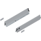 Laterală TANDEMBOX, Înălţime M (83.6 mm), NL=550 mm, dreapta+stânga, pentru TANDEMBOX antaro , R9006 gri aluminiu