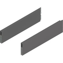 MERIVOBOX BOXCAP, NL=400 mm, Înălţime E, dreapta+stânga, gri-orion mat