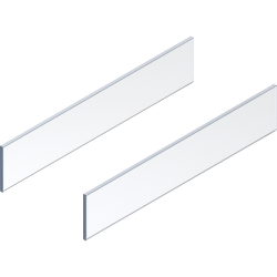 MERIVOBOX Element de inserţie - lateral, Înălţime E (95 mm), NL=550 mm, Sticlă, 2 buc în set, clar