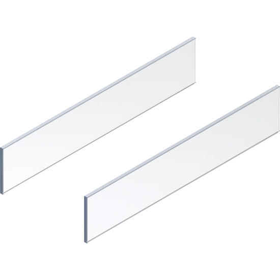 MERIVOBOX Element de inserţie - lateral, Înălţime E (95 mm), NL=550 mm, Sticlă, 2 buc în set, clar