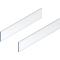 MERIVOBOX Element de inserţie - lateral, Înălţime E (95 mm), NL=550 mm, Sticlă, 2 buc în set, clar