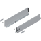 Laterală TANDEMBOX, Înălţime K (115.6 mm), NL=550 mm, dreapta+stânga, pentru TANDEMBOX antaro , R9006 gri aluminiu