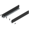 Laterală LEGRABOX, Înălţime M (90.5 mm), NL=600 mm, dreapta+stânga, pentru LEGRABOX pure, negru-carbon mat