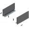Laterală de sertar LEGRABOX, Înălţime C (177 mm), NL=350 mm, dreapta+stânga, pentru LEGRABOX pure, gri-orion mat