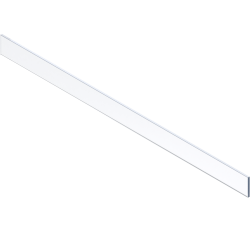 MERIVOBOX Element de inserţie - faţă, Înălţime E (75 mm), KB=1200 mm (18/19 mm), Sticlă, clar