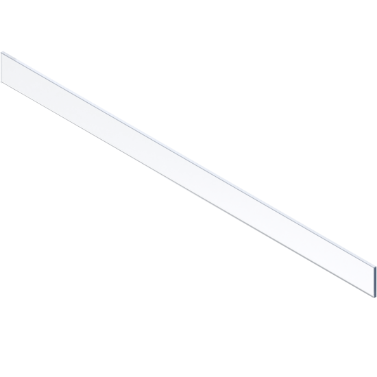 MERIVOBOX Element de inserţie - faţă, Înălţime E (75 mm), KB=1200 mm (18/19 mm), Sticlă, clar