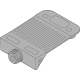 LEGRABOX Stabilizare front/fund, EXPANDO T, R7037 gri închis
