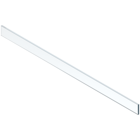 LEGRABOX Element de inserţie - faţă, Înălţime 70 mm, KB=1200 mm (18/19 mm), Sticlă clar, pentru LEGRABOX pure/free, clar