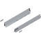 Laterală TANDEMBOX, Înălţime M (83 mm), NL=650 mm, dreapta+stânga, pentru TANDEMBOX intivo/antaro, pentru , R9006 gri aluminiu