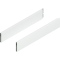 MERIVOBOX BOXCAP, NL=550 mm, Înălţime E, dreapta+stânga, alb-mătase mat