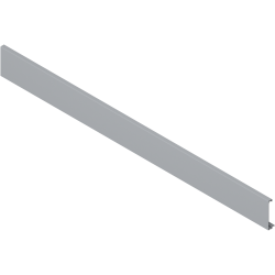 TANDEMBOX Front din aluminiu, pentru Sertar interior şi extragere interioară cu traversă, KB=1200 mm, pentru debitat, pentru TANDEMBOX intivo/antaro, R9006 gri aluminiu