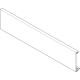 TANDEMBOX Front din aluminiu, pentru Sertar interior şi extragere interioară cu traversă, KB=1200 mm, pentru debitat, pentru TANDEMBOX intivo/antaro, în culoare 