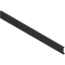 TANDEMBOX Front din aluminiu, cu canelură, pentru Extragere interioară pentru elementul de inserţie, KB=1200 mm, pentru debitat, pentru TANDEMBOX intivo, terraschwarz (negru Terra)