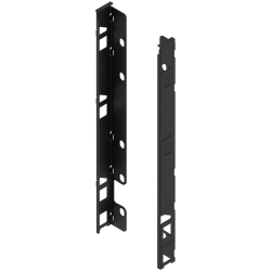LEGRABOX Suporturi pentru spate de lemn, Înălţime F (257 mm), dreapta+stânga, negru-carbon mat
