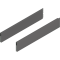 MERIVOBOX BOXCAP, NL=550 mm, Înălţime E, dreapta+stânga, gri-orion mat