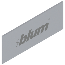 TANDEMBOX Element de personalizare, dreptunghiular, simetrică, imprimat, gri-aluminiu