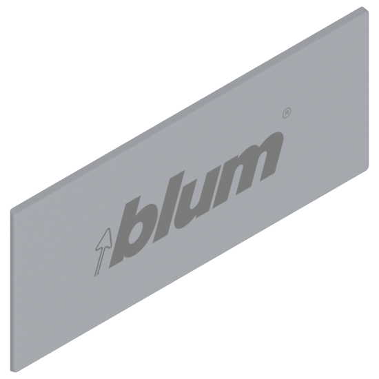 TANDEMBOX Element de personalizare, dreptunghiular, simetrică, imprimat, gri-aluminiu