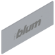 TANDEMBOX Element de personalizare, dreptunghiular, simetrică, imprimat, gri-aluminiu