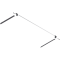 TANDEMBOX Mecanism de stabilizare laterală (construibil în sus), NL=450 mm, KB=1200 mm, Extensie totală, Sertar/extragere cu front înalt, R7037 gri închis