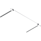 TANDEMBOX Mecanism de stabilizare laterală (construibil în sus), NL=550 mm, KB=1200 mm, Extensie totală, Sertar/extragere cu front înalt, R7037 gri închis