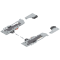 set (Unitate TIP-ON BLUMOTION + Declanşator + Adaptor), pentru TANDEMBOX, Tip S1, NL=270-300 mm, Greutate totală a extragerii=10-20 kg, dreapta+stânga, R7035 gri deschis