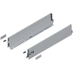 Laterală TANDEMBOX, Înălţime K (115.6 mm), NL=600 mm, dreapta+stânga, pentru TANDEMBOX antaro , R9006 gri aluminiu