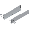 Laterală TANDEMBOX, Înălţime K (115.6 mm), NL=600 mm, dreapta+stânga, pentru TANDEMBOX antaro , R9006 gri aluminiu