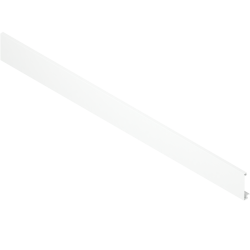 Front din aluminiu, pentru Sertar interior şi extragere interioară cu traversă, KB=1200 mm, pentru debitat, pentru MERIVOBOX, alb-mătase mat