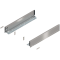 Laterală LEGRABOX, Înălţime M (90.5 mm), NL=500 mm, dreapta+stânga, pentru LEGRABOX pure, inox periat-lăcuit