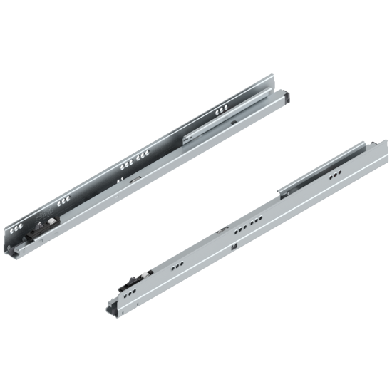 Şină corp TANDEMBOX pentru TIP-ON BLUMOTION, 30 kg, NL=550 mm, dreapta+stânga, zincat