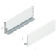 Laterală de sertar LEGRABOX, Înălţime C (177 mm), NL=500 mm, dreapta+stânga, pentru LEGRABOX pure, alb-mătase mat