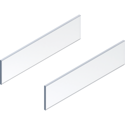 MERIVOBOX Element de inserţie - lateral, Înălţime E (95 mm), NL=450 mm, Sticlă, 2 buc în set, clar