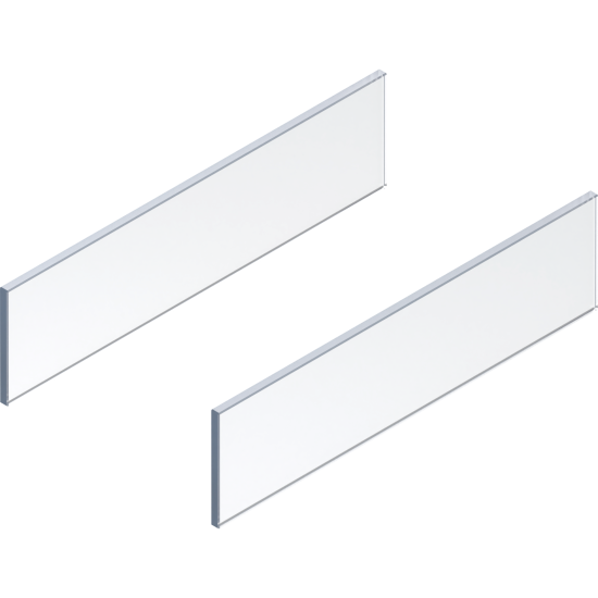 MERIVOBOX Element de inserţie - lateral, Înălţime E (95 mm), NL=450 mm, Sticlă, 2 buc în set, clar
