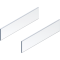 MERIVOBOX Element de inserţie - lateral, Înălţime E (95 mm), NL=450 mm, Sticlă, 2 buc în set, clar