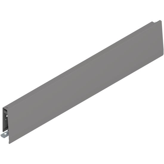 Laterală de sertar MERIVOBOX, Înălţime M (91 mm), NL=500 mm, dreapta, gri indiu mat