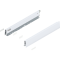 Laterală de sertar MERIVOBOX, Înălţime N (68.5 mm), NL=450 mm, dreapta+stânga, alb-mătase mat
